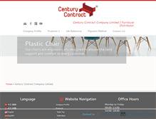 Tablet Screenshot of centurycontracts.com